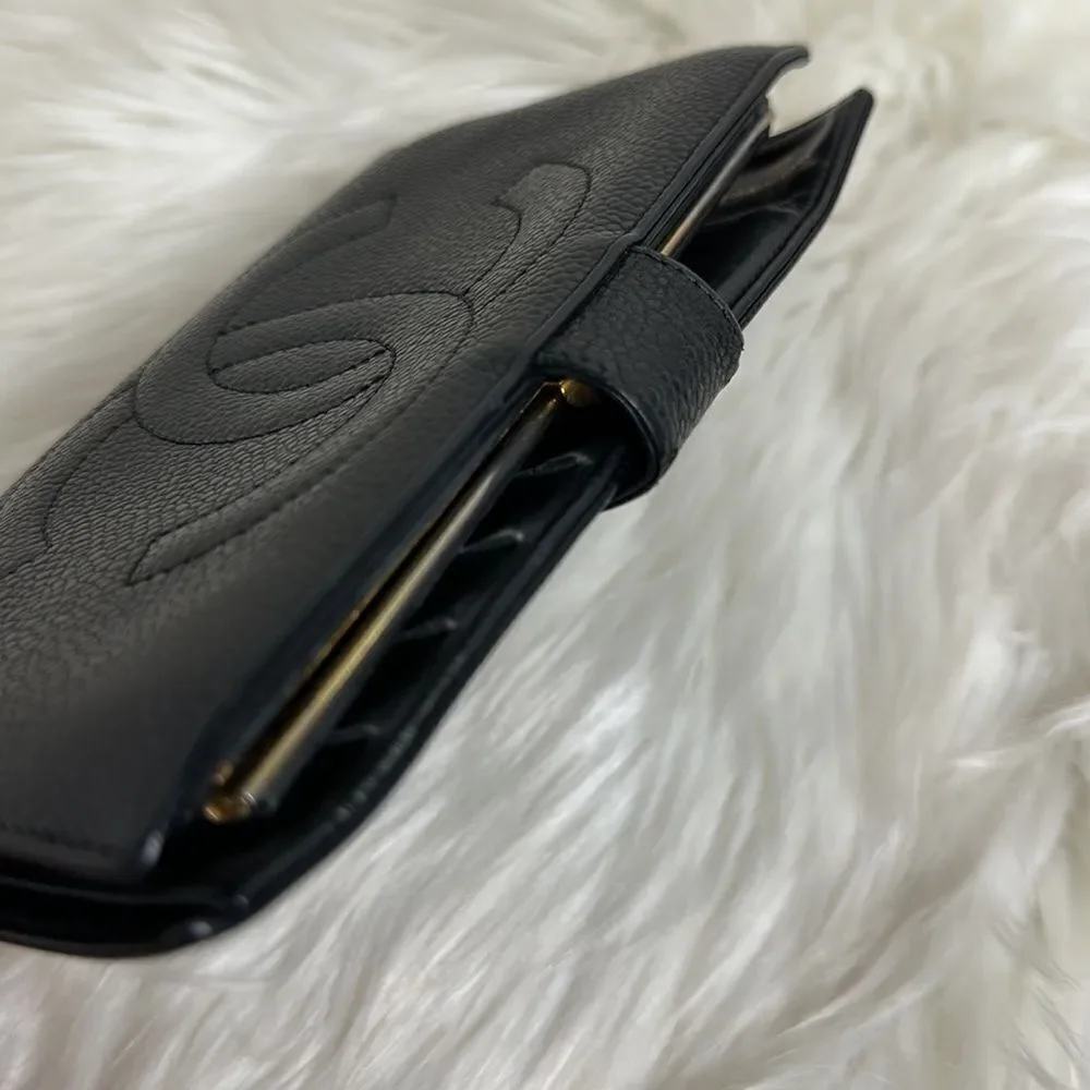 💯Authentic Chanel Caviar Long Wallet🍀